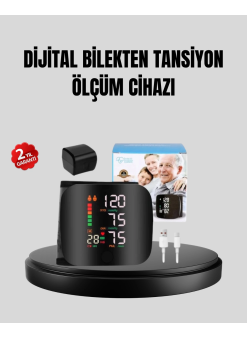 Bilekten Ölçüm Dijital Tansiyon Aleti – Renkli Risk Göstergeli Ve Aritmi Uyarılı