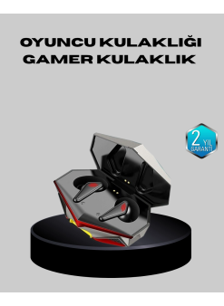 Bluetooth 5.0 Kablosuz Kulaklık Led Işıklı Silikonlu Tasarımlı