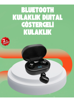 Bluetooth 5.0 Kulaklık – Led Ekranlı Şarj Kutusu