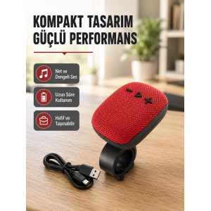 Bluetooth 5.1 Kablosuz Hoparlör – Güçlü Bas, Fm Radyo Ve Çoklu Giriş Destekli