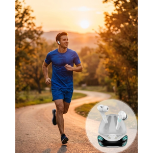 Bluetooth 5.1  Kulaklığı   Kulaklık İphone 13 İphone 15 Samsung S21  Note 12 Uyumlu