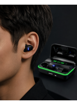 Bluetooth 5.1  Kulaklığı Led Ekranlı Powerbank Kulaklık