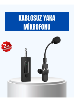 Bluetooth 5.2 Destekli Gürültü Önleyici Kablosuz Mikrofon