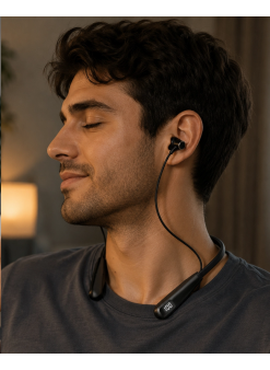 Bluetooth 5.3 Boyun Askılı Kulaklık Düşük Gecikmeli Manyetik Tasarım