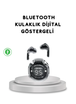 Bluetooth 5.3 Kablosuz Kulaklık Hifi Stereo Ve Ekstra Bass Dijital Ekranlı