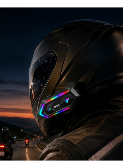 Bluetooth 5.3 Motosiklet Kask Intercom Kulaklık 1000 Metre Bağlantı