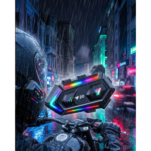 Bluetooth 5.3 Motosiklet Kask Intercom Kulaklık 1000 Metre Ipx6 Su Geçirmez