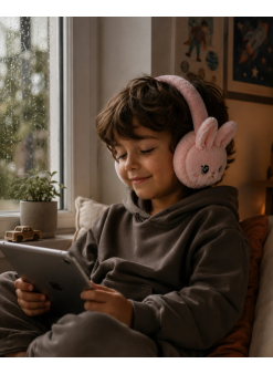 Bluetooth 5.3 Peluş Kulaklık Kablosuz Mikrofonlu Tf Kart Girişli Model