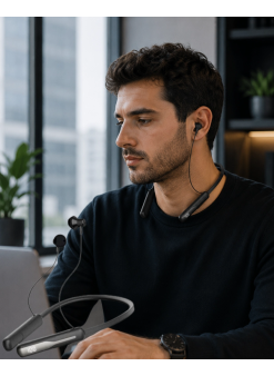 Bluetooth 5.4 Boyun Askılı Kulaklık Manyetik Kulaklıklı Type C Şarjlı