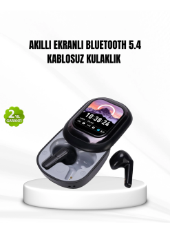 Bluetooth 5.4 Kulaklık – Gürültü Engelleme Ve Akıllı Ekranlı Şarj Kutusu