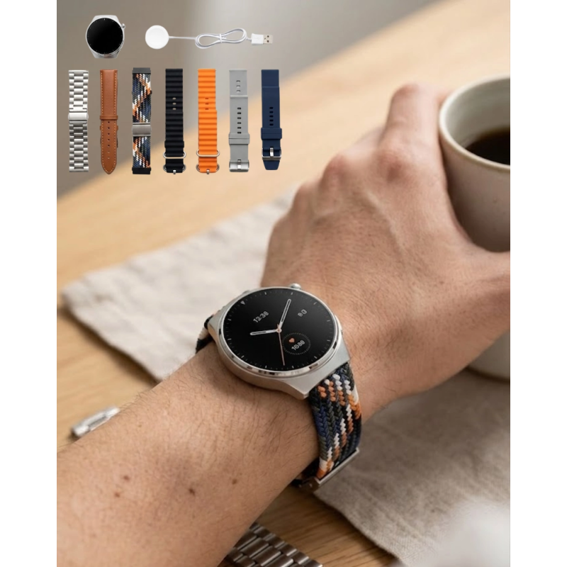 Bluetooth Akıllı Saat 7 Kordonlu Arama Özellikli Uyku Ve Aktivite Takipli Bluetooth Akıllı Saat 7 Kordonlu Arama Özellikli Uyku Ve Aktivite Takipli