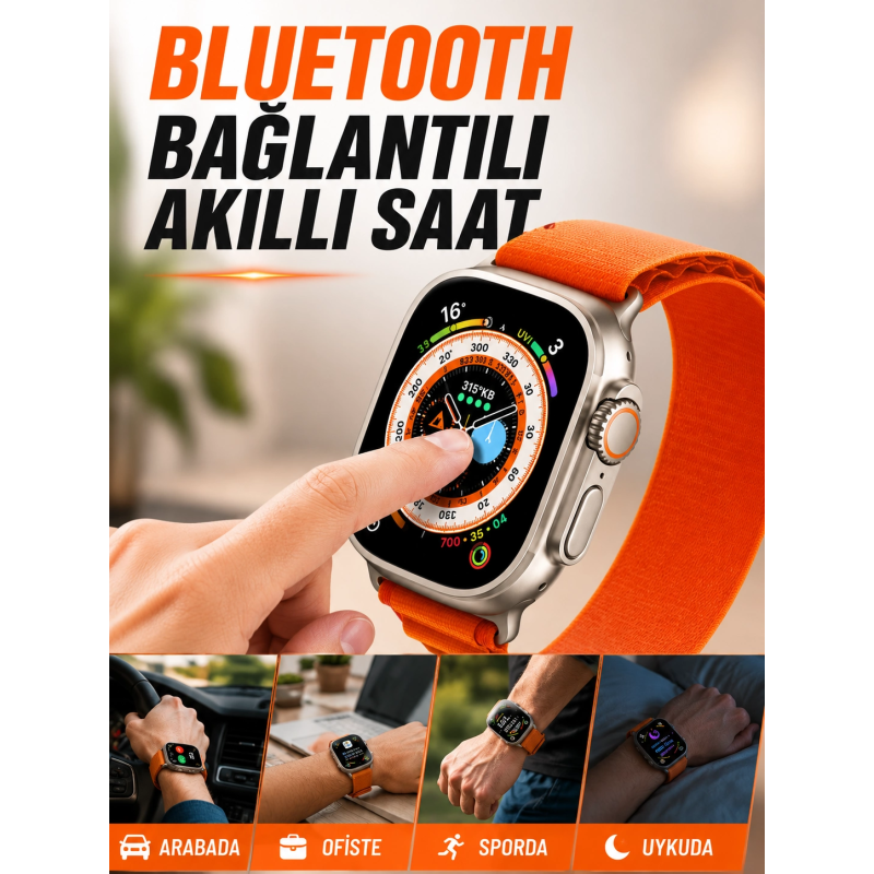 Bluetooth Bağlantılı Akıllı Saat Bluetooth Bağlantılı Akıllı Saat