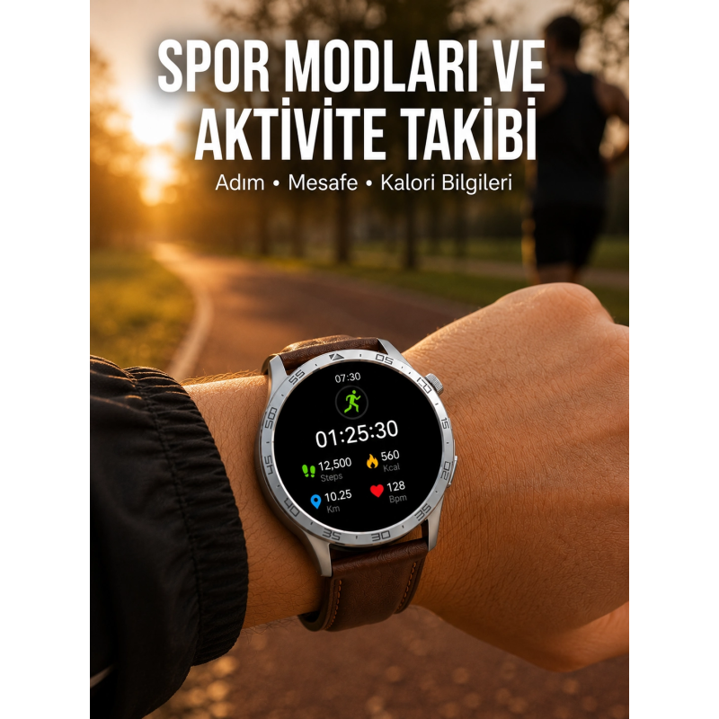 Bluetooth Bağlantılı Günlük Yaşam Ve Spor Takip Akıllı Saati Bluetooth Bağlantılı Günlük Yaşam Ve Spor Takip Akıllı Saati