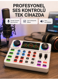 Bluetooth Bağlantılı Karaoke Ve Yayın Ses Kontrol Ünitesi