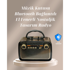 Bluetooth Bağlantılı Taşınabilir Hoparlör – Fm/am Radyo Özellikli, Şarj Edilebilir Batarya, 1 Kg