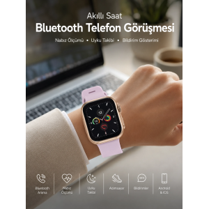 Bluetooth Görüşmeli Akıllı Saat, Sağlık Takibi Ve Akıllı Bildirim Özellikleriyle Günlük Hayatınızı Kolaylaştırır