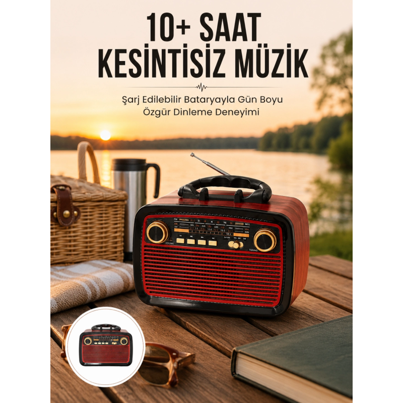 Bluetooth Hoparlör Ahşap Renk Vintage Işıklı Nostaljik Radyo Fm Ahşap Görünümlü Yeni Nesil Bluetooth Hoparlör Ahşap Renk Vintage Işıklı Nostaljik Radyo Fm Ahşap Görünümlü Yeni Nesil