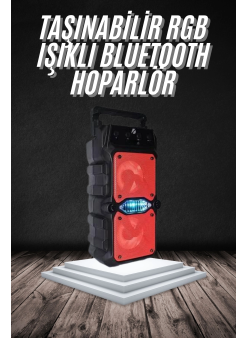 Bluetooth Hoparlör Çift Mikrofonlu Güçlü Ses Kaliteli Kesintisiz Kablosuz