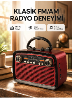 Bluetooth Hoparlör – Kablosuz Bağlantı, Geniş Ses Alanı, Radyo Destekli, Hafif Ve Taşınabilir