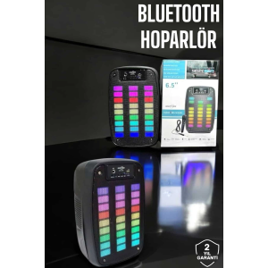 Bluetooth  Hoparlör Mikrofonlu Speaker Taşınabilir Şarjlı