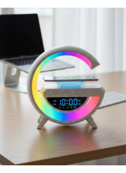 Bluetooth Hoparlör Rgb Aydınlatmalı Usb Tf Kart Fm Özellikli