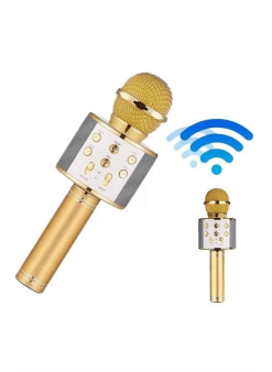 Bluetooth Hoparlör Usb Aux Sd Kart Kaoroke Mikrofon Uzun Pil Ömrü