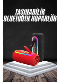 Bluetooth Hoparlör Usb Şarjlı Uzun Pil Ömrü Android Ve İos Uyumlu Renkli