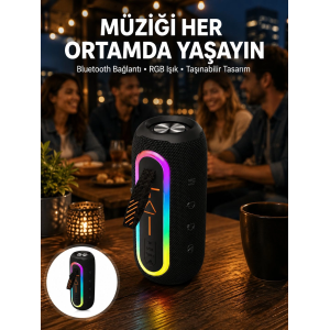 Bluetooth Hoparlör Usb Şarjlı Uzun Pil Ömrü Android Ve İos Uyumlu Renkli Yeni Nesil