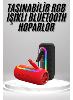 Bluetooth Hoparlör Uzun Pil Ömrü Taşınabilir Yüksek Ses Kaliteli