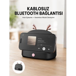 Bluetooth Hoparlör Uzun Pil Ömrü Yüksek Ses Kaliteli Kablosuz Telefon Tutma