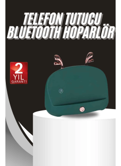 Bluetooth Hoparlör Uzun Pil Ömrü Yüksek Ses Kaliteli Kablosuz Telefon Tutma