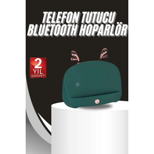 Bluetooth Hoparlör Uzun Pil Ömrü Yüksek Ses Kaliteli Kablosuz Telefon Tutma
