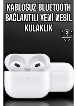 Bluetooth Kulaklık 3.nesil Kablosuz Uzun Pil Ömrü Dokunmatik Kontrol