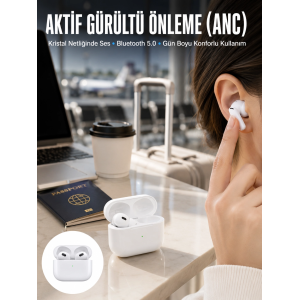 Bluetooth Kulaklık 3.nesil Kablosuz Uzun Pil Ömrü Dokunmatik Kontrol Yeni Nesil