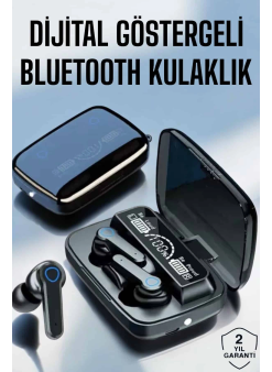 Bluetooth Kulaklık Dijital Göstergeli Kablosuz Uzun Pil Ömrü