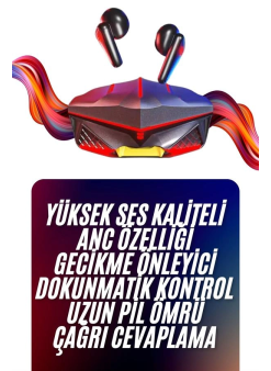 Bluetooth Kulaklık Hd Ses Kaliteli Işıklı Metal Kasa Ios Android Uyumlu Mikrofonlu