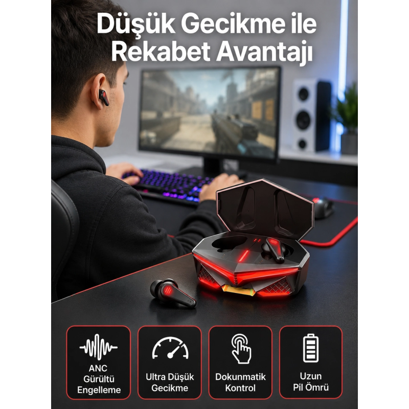 Bluetooth Kulaklık Hd Ses Kaliteli Işıklı Metal Kasa Ios Android Uyumlu Mikrofonlu Bluetooth Kulaklık Hd Ses Kaliteli Işıklı Metal Kasa Ios Android Uyumlu Mikrofonlu