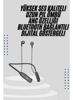 Bluetooth Kulaklık Kablolu Android Ve İos Uyumlu Anc Özellikli
