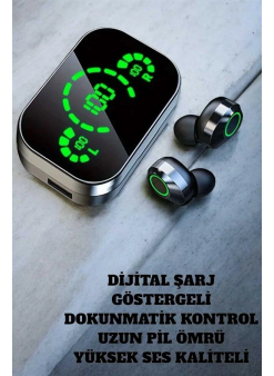 Bluetooth Kulaklık Mikrofonlu Dokunmatik Kontrol Anc Özelliği