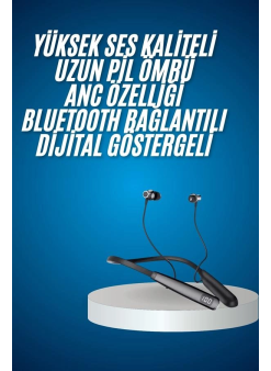 Bluetooth Kulaklık Şarj Göstergeli 100 Saat Şarj Kapasiteli Sporcu Kulaklık
