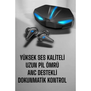 Bluetooth  Kulaklığı Led Işıklı Kablosuz Anc Özelliği