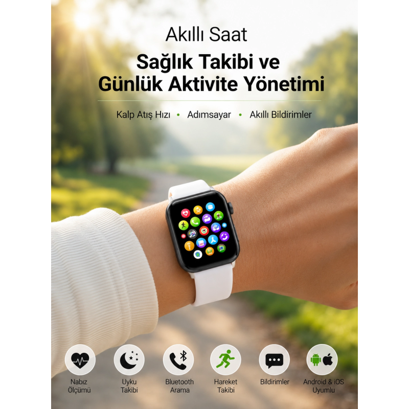 Bluetooth Telefon Görüşmesi Ve Akıllı Bildirim Özellikleriyle Günlük Hayatınızı Kolaylaştıran Akıllı Saat Bluetooth Telefon Görüşmesi Ve Akıllı Bildirim Özellikleriyle Günlük Hayatınızı Kolaylaştıran Akıllı Saat
