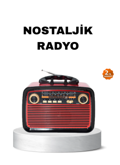 Bluetooth’lu Led Işıklı Nostaljik Müzik Kutusu – Ahşap Dokulu, Vintage Tasarım Ve Yüksek Ses Kalitesi