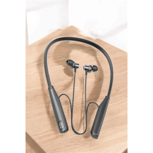 Boyun Askılı Bluetooth Kulaklık Uzun Şarj Süreli Dijital Göstergeli Kablolu