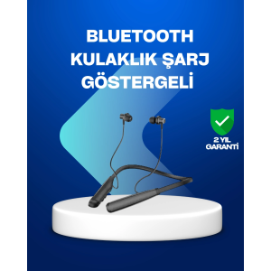 Boyun Askılı Kablosuz Bluetooth Kulaklık – Aktif Gürültü Önleme, Lcd Ekranlı