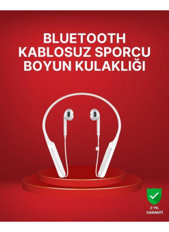 Boyun Askılı Kablosuz Kulaklık – Uzun Süreli Batarya Performansı