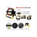 Br S100 30w Cob Led Usb Projektör El Feneri