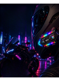 Bt5.3 Motosiklet Kask İletişim Sistemi Çift Telefon Destekli
