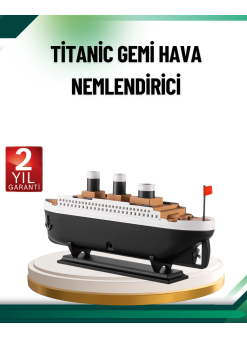 Buhar Efektli Titanik Gemi Oda Kokusu Difüzör Led Işıklı Nemlendirici