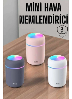 Buharlı Hava Nemlendirici Aromaterapi Renk Değiştirilebilir
